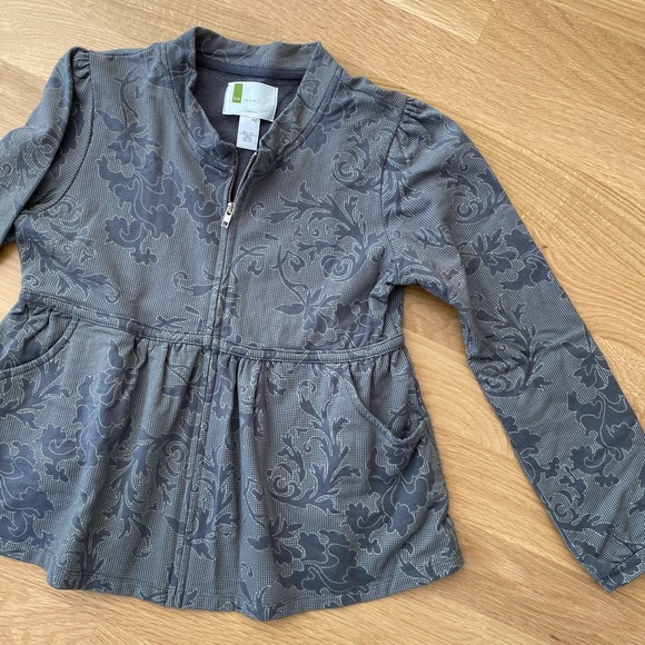 Urban Outfitter’s cotton print jersey zipup jacket - Picture 3 of 5